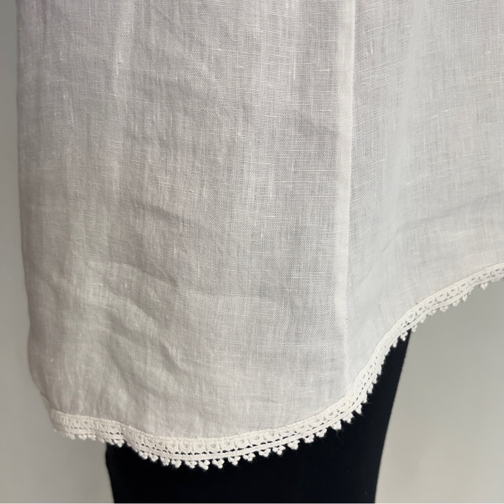 LUNGO L’ARNO Linen Lace Tunic - Picture 6 of 8